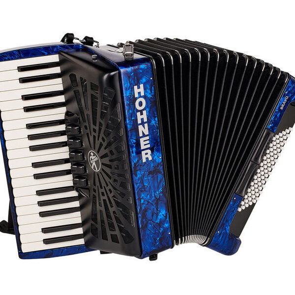Hohner Bravo III 72 Blue silent key