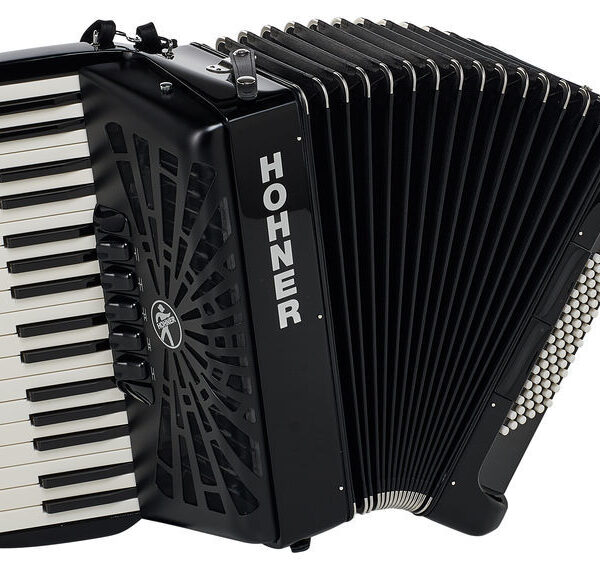 Hohner Bravo III 72 Black silent key