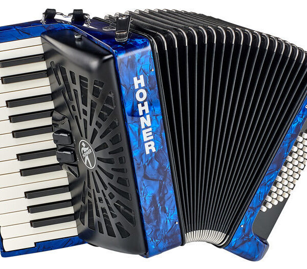 Hohner Bravo II 48 Blue silent key