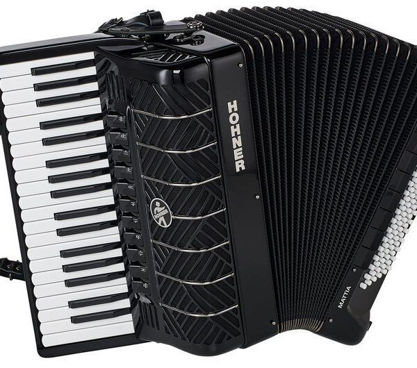 Hohner Mattia IV 96 BK white Buttons
