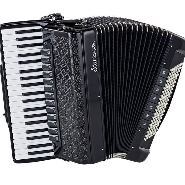 Startone Piano Accordion 120 IV Black