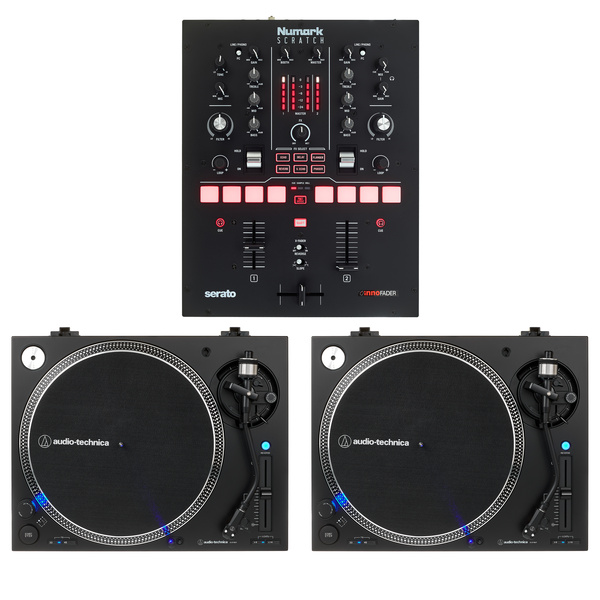 Numark Scratch LP140 Black Bundle