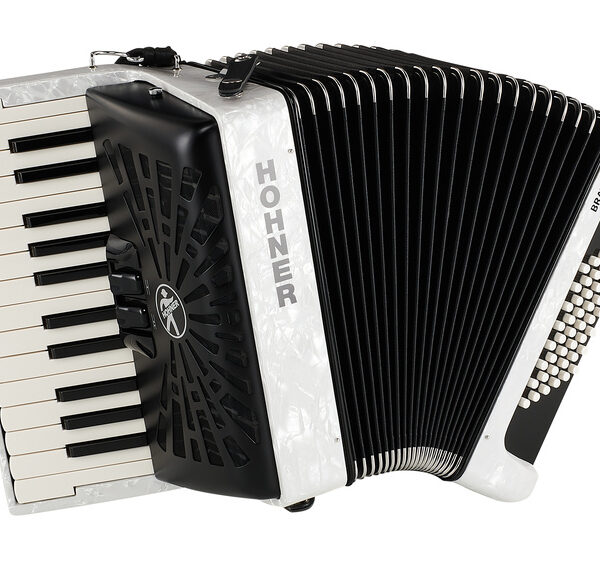 Hohner Bravo II 48 White silent key